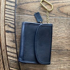 Coach mini wallet key chain